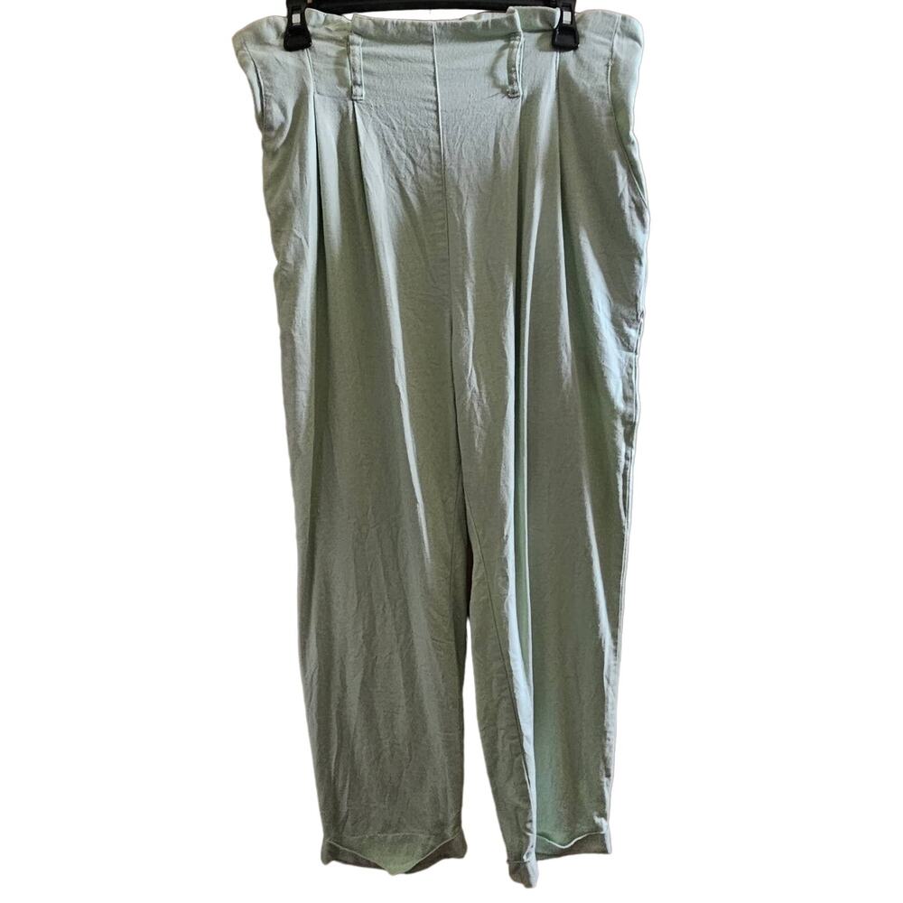 Light Green Linen Pants Size XL